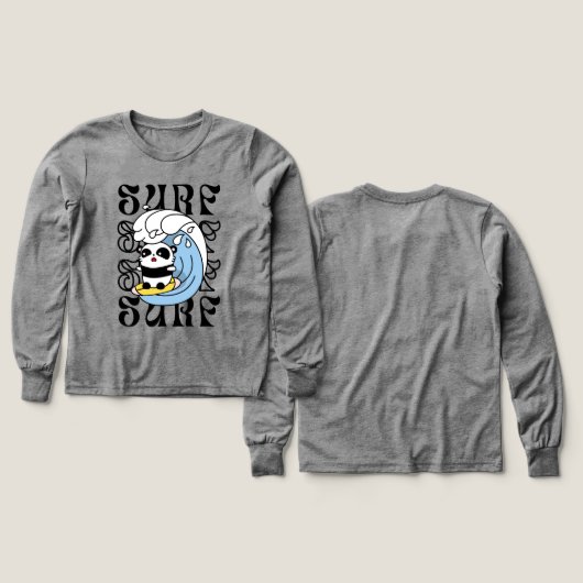 Surfer Panda (Design Vorder- & Rückseite)