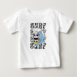 Surfer Panda Baby T-shirt