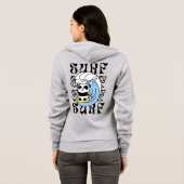 Surfer Panda Hoodie (Schwarz voll)