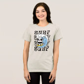 Surfer Panda Tri-Blend Shirt (Vorderseite voll)