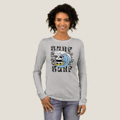 Surfer Panda Tri-Blend Shirt (Volle Vorderseite)