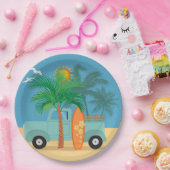 Surfer Paper Plate Pappteller (Party)