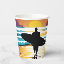 Surfer Pappbecher