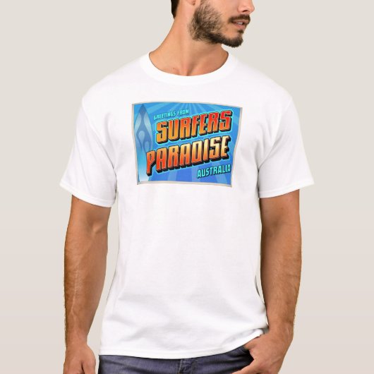 SURFER-PARADIES T-Shirt (Vorderseite)