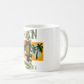 Surfer Parrot Kaffeetasse (VorderseiteRechts)