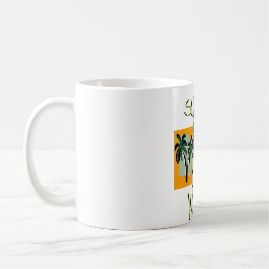 Surfer Parrot Kaffeetasse (Links)
