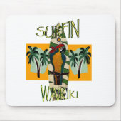 Surfer Parrot Mousepad (Vorne)