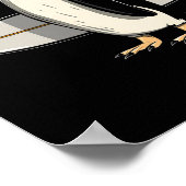 Surfer Pinguin Surfbrett Surfen Lustig Niedlich Su Poster (Ecke)