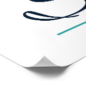 Surfer-Poster Poster (Ecke)