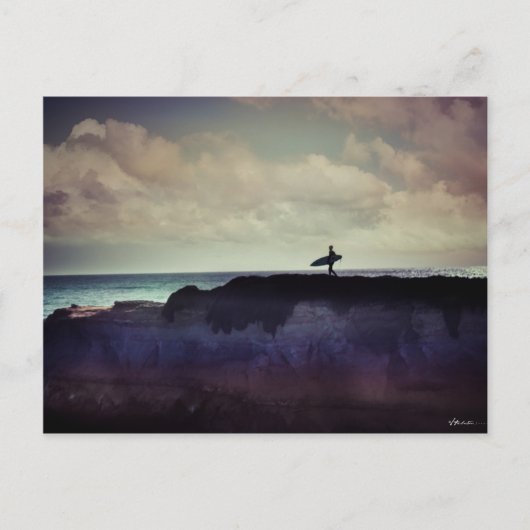 Surfer Postkarte (Vorderseite)