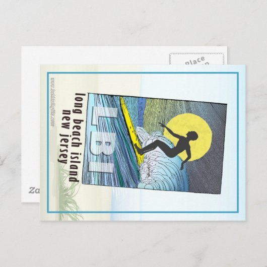 Surfer... Postkarte (Vorne/Hinten)