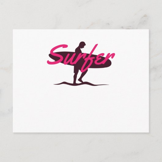 Surfer Postkarte (Vorderseite)