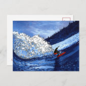 Surfer Postkarte (Vorne/Hinten)
