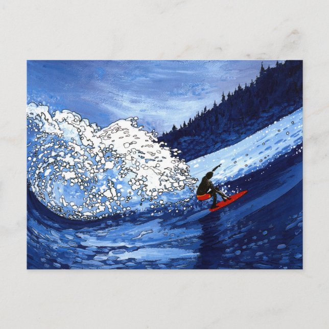 Surfer Postkarte (Vorderseite)