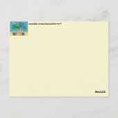 Surfer-Postkarte Postkarte (Rückseite)