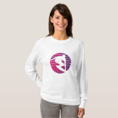 Surfer Retro Surfing Sunset T-Shirt (Vorne ganz)