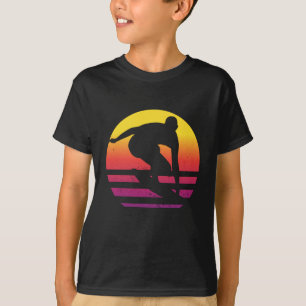 Surfer Retro Surfing Sunset T-Shirt
