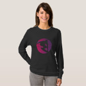 Surfer Retro Surfing Sunset T-Shirt (Vorne ganz)