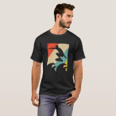 Surfer Riding Waves Vintag Surfen T-Shirt (Vorne ganz)