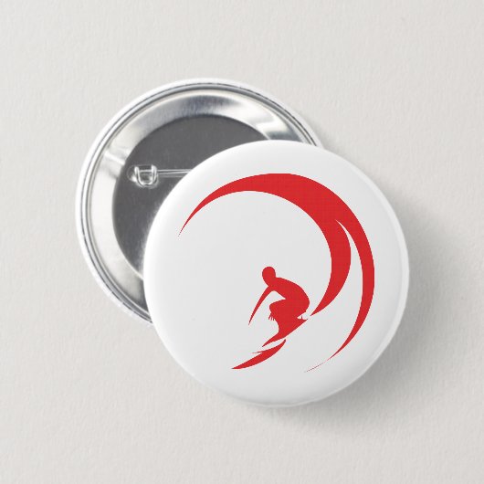 Surfer-Rot Button (Vorne & Hinten)