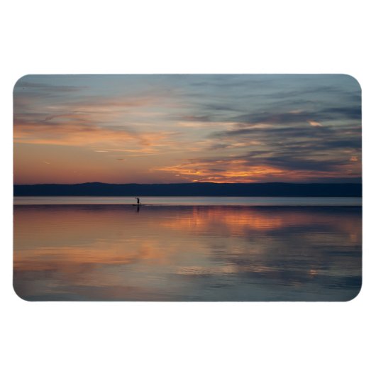 Surfer-Rudern an Land Magnet (Horizontal)