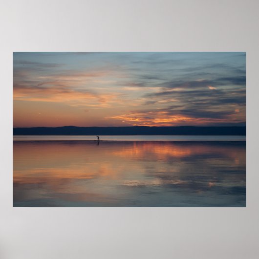 Surfer-Rudern an Land Poster (Vorne)