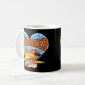 Surfer sagen Dude Kaffeetasse (Vorderseite Links)