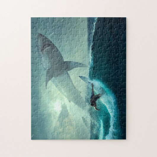 Surfer Scene Game Puzzle (Vertikal)