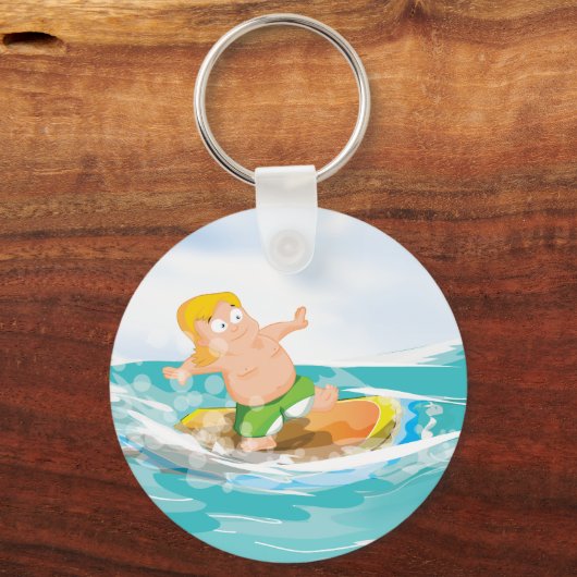 Surfer Schlüsselanhänger (Vorderseite)