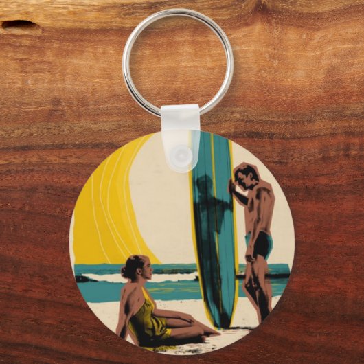 Surfer-Schlüsselanhänger Schlüsselanhänger (Vorderseite)