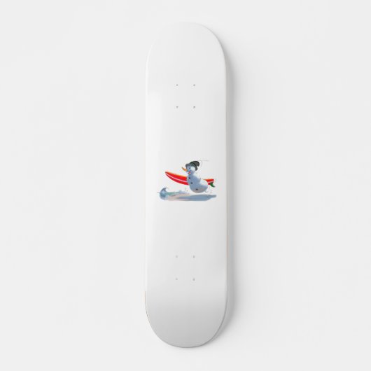 Surfer-Schneemann Skateboard (Vorne)