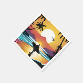 Surfer Serviette (Ecke)