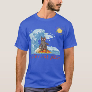 Surfer Shirt Retro Pizza Boy Surfer Cate Pizza Che