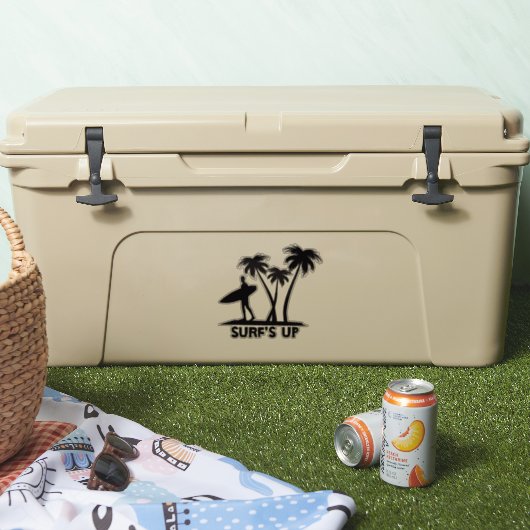 Surfer Silhoette Aufkleber (Kühler)