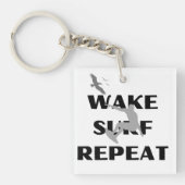 Surfer-Silhouette Schlüsselanhänger (Vorderseite)