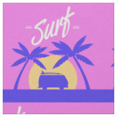 Surfer Sonnenset-Gewebe Stoff (Nahaufnahme)
