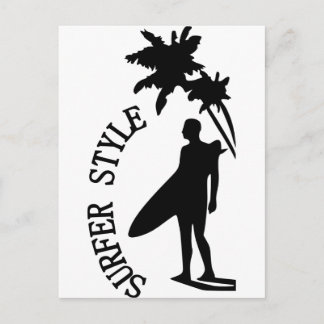 Surfer Style Postkarte