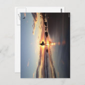 Surfer Sunset Post Card Postkarte (Vorne/Hinten)