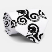 Surfer sur la vague breton (Version homme) Krawatte (Gerollt)