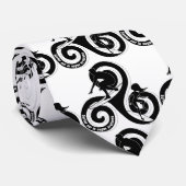 Surfer sur la vague bretont krawatte (Gerollt)