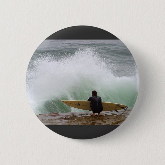 Surfer-Surfen Button (Vorderseite)