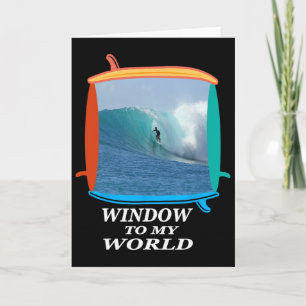 Surfer, Surfen, Wellen, Ozean, Surfboards Fenster  Karte