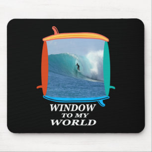 Surfer, Surfen, Wellen, Ozean, Surfboards Fenster Mousepad