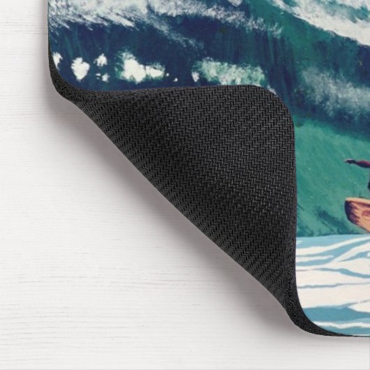 Surfer-surfende Mousepad (Ecke)