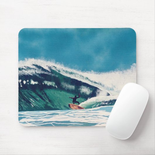 Surfer-surfende Mousepad (Mit Mouse)