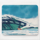 Surfer-surfende Mousepad (Vorne)