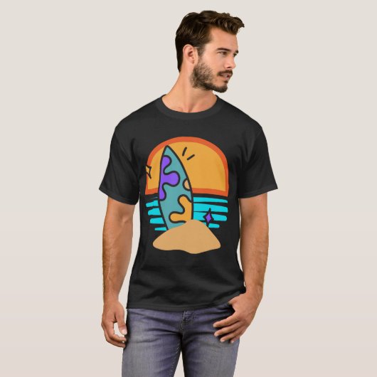 Surfer-T - Shirt (Vorne ganz)