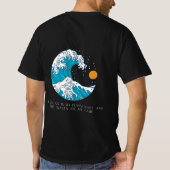 Surfer-T-Shirt T-Shirt (Rückseite)