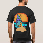 Surfer-T-Shirt T-Shirt (Rückseite)