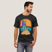 Surfer-T-Shirt T-Shirt (Vorne ganz)